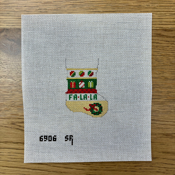 Presents Stripe, Stocking Ornament