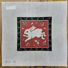  Folk Art Rabbit, 5" Square - 18 mesh