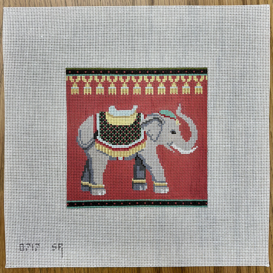 Elephant, 5" Square - 18 mesh
