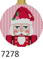  Candy Santa, 3.25" Round