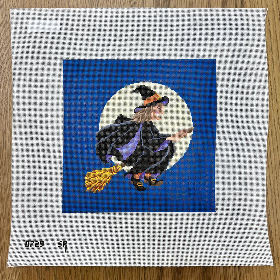 Moonlit Ride, 7" Square - 18 mesh