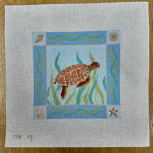 Sea Turtle, 7" Square - 18 mesh