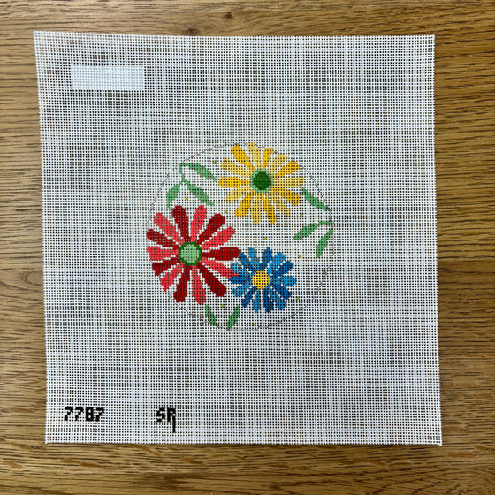 Flower Burst, 4" Round