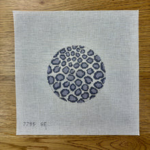  Leopard Skin - Grey, 4" Round