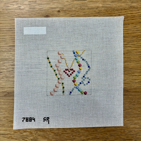 Dangling Jewels, 3" x 3"