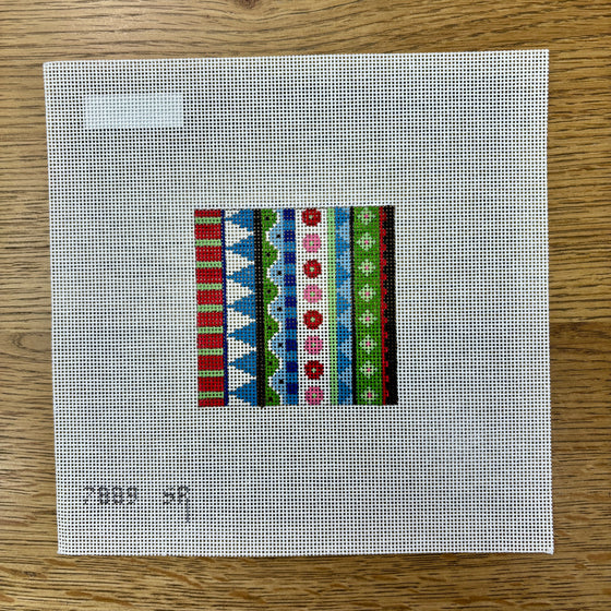 Bold Bands, 3" x 3"