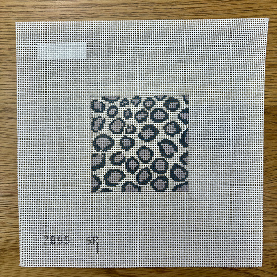 Leopard Spots - Grey, 3" x 3"