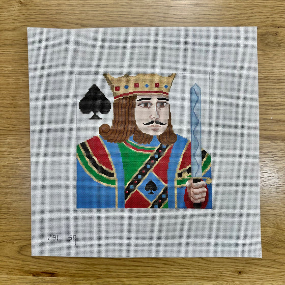 King of Spades, 6.5" Square - 18 mesh