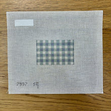  Gingham, Grey Insert  3" x 2"