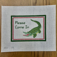  Alligator, "Please Come In", Sign - 13 mesh