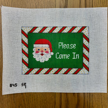  Santa Face, "Please Come In", Sign - 13 mesh