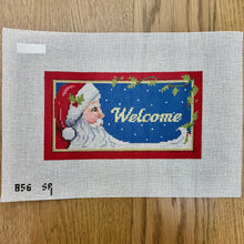  Night Sky Santa "Welcome", Sign - 13 mesh