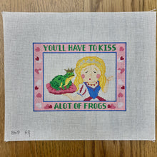  Kiss A Lot Of Frogs, Sign - 18 mesh