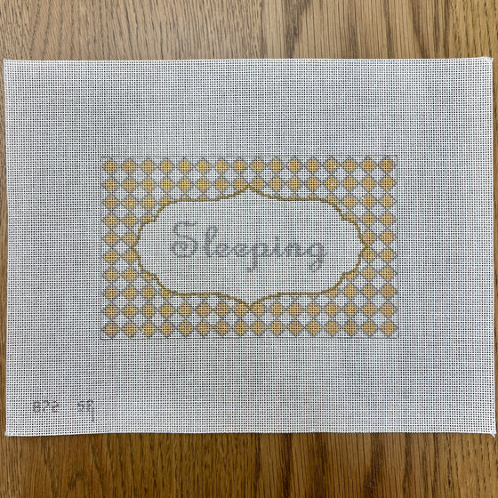 "Sleeping"  Diamonds, Sign  18 mesh