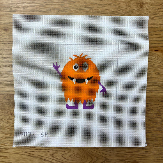 Orange Monster, 6" Square - 13 mesh