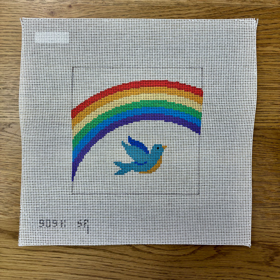 Bluebird Rainbow, 6" Square - 13 mesh