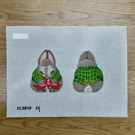 Bunny with Present, 2 Sided