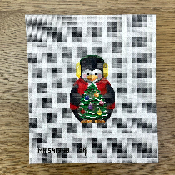 Penguin with Tree - 18 mesh