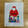 Santa with Toy Bag, Tree Topper