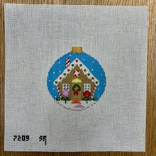  Gingerbread House, 3.25" Round
