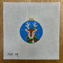  Reindeer Face, 3.25" Round