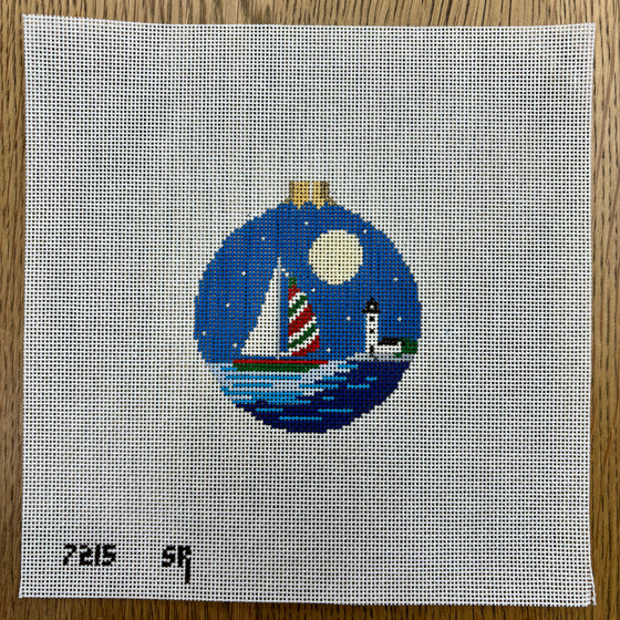 Christmas Sail, 3.25" Round