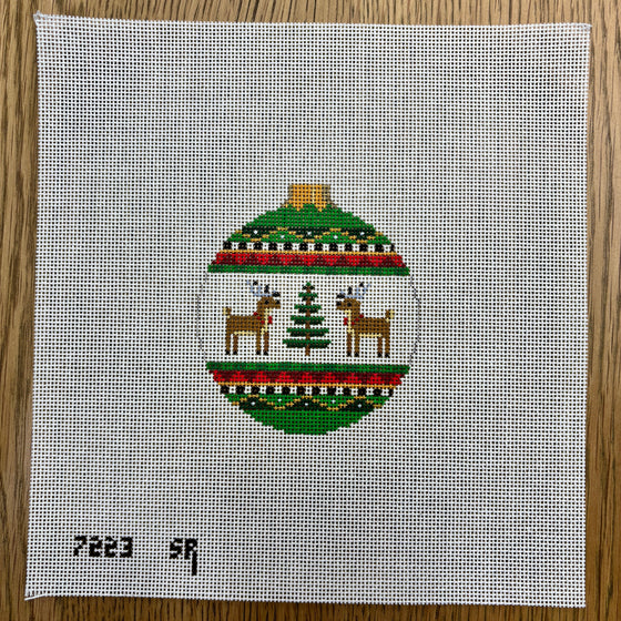 Reindeer, 3.25" Round