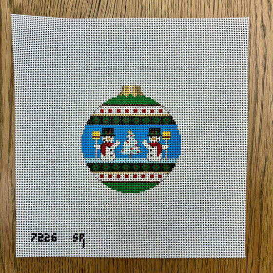 Snowmen, 3.25" Round