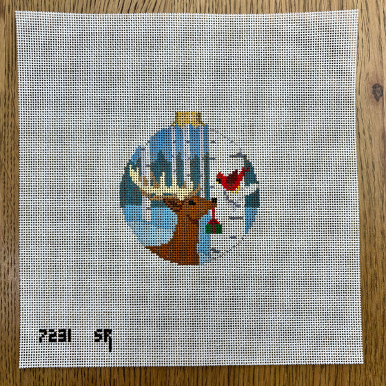 Cardinal Gift, 3.25" Round