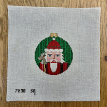  Santa, Nutcracker, 3.25" Round