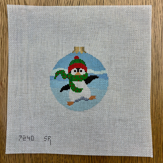 Dancing Penguin, 3.25" Round