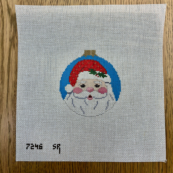 Santa Face, 3.25" Round