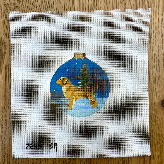 Golden Retriever, 3.25" Round