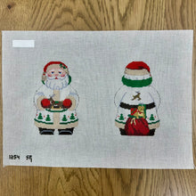  White Tree Coat Santa, 2 Sided - 18 mesh