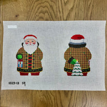  Checker Coat Santa, 2 Sided - 13 mesh