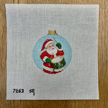  Santa Drumming, 3.25" Round
