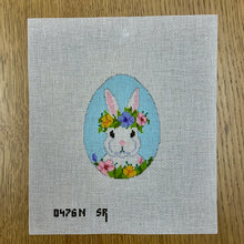  Floral Crown Bunny, 4" Egg - 18 mesh