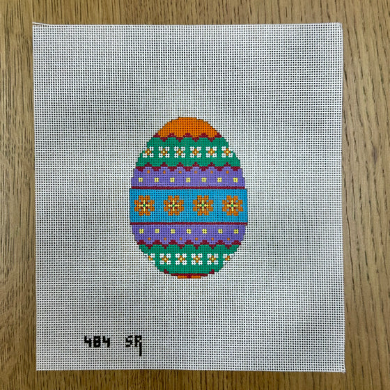 Floral Bands, 4" Egg - 18 mesh