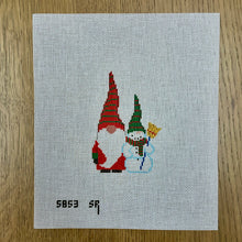  Gnome with Snowman, Ornament