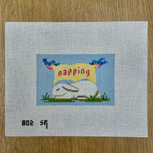  "Napping"  Sleeping Bunny, Sign - 13 mesh