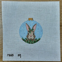  Rabbit In Holly, 3.25" Round