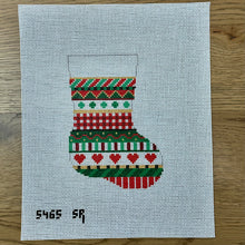  Heart Stripe, Mini Stocking