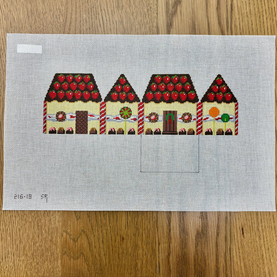 Strawberries and Truffles, 3D Gingerbread House - 18 mesh
