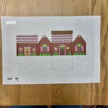  Stitch Guide - Chocolate and Peppermint Sticks, 3D Gingerbread House - 18 mesh