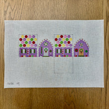  Grape with Jelly Rounds Roof, 3D Gingerbread House - 18 mesh