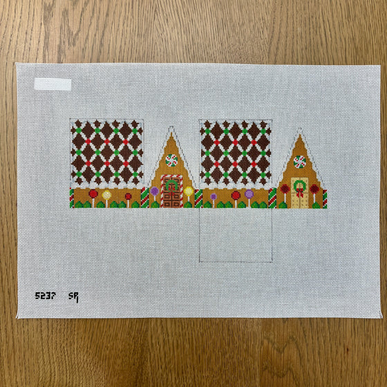 Chocolate Trellis A-Frame, 3D Gingerbread House - 18 mesh