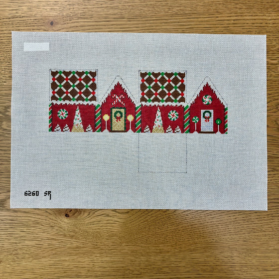 Chocolate Trellis Red Velvet, 3D Gingerbread House - 18 mesh