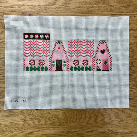 Peppermint House, 3D Gingerbread House - 18 mesh