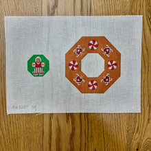  Gingerbread Girl, Octagon Dangler Ornament - 18 mesh