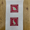 Rabbits with Fern Border, Coaster Set